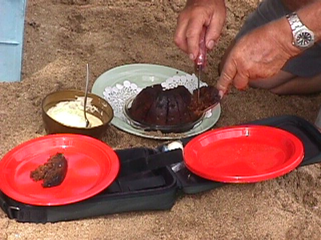 Christmas Pudding With Brandy Sauce